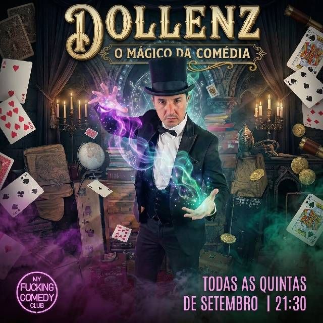 Dollenz - O Mágico da Comédia - 10/09 - 21H30