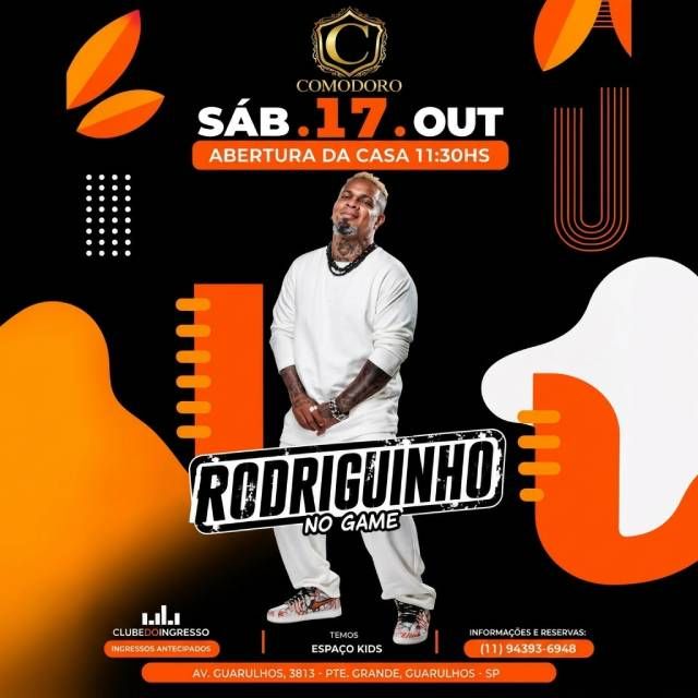 Rodriguinho no Comodoro