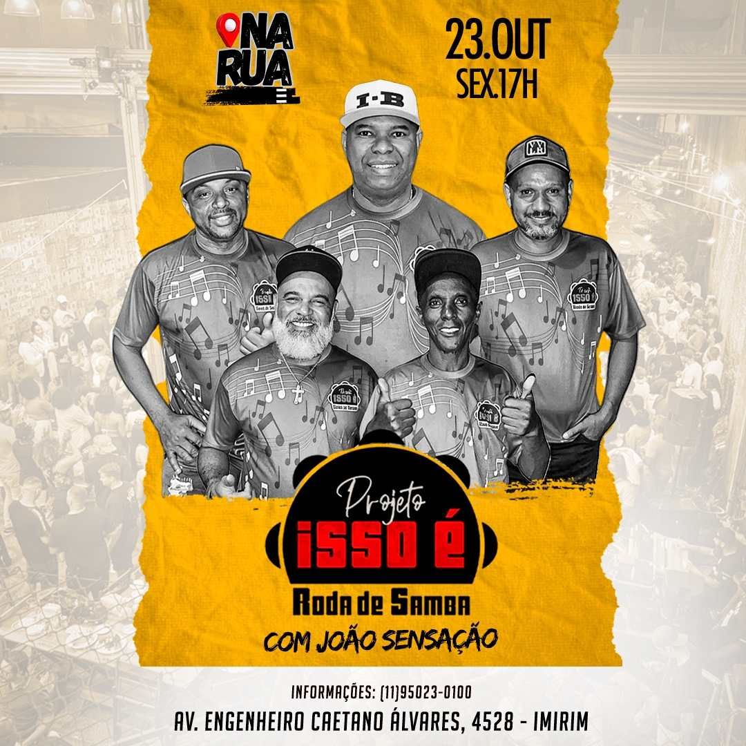Projeto Isso é Roda de Samba com João Sensação