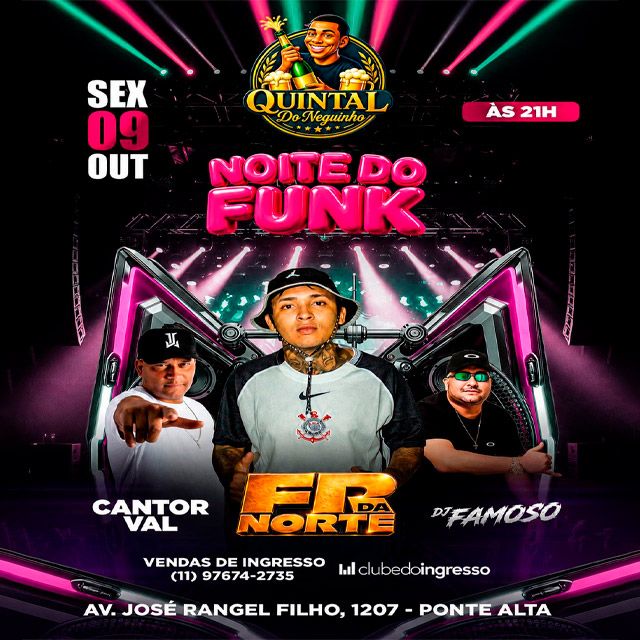 Noite do Funk com FR da Norte